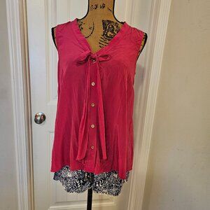 Silk Blouse Pink - Lilly Pulitzer. Size S